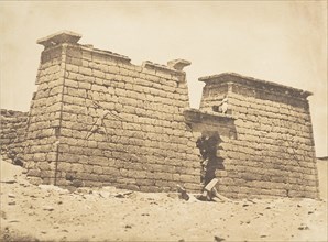 Pylones du Temple de Sébona, April 3, 1850.