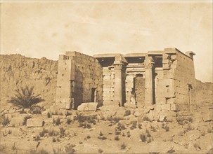 Vue du Temple de Tafah (Taphis), April 9, 1850.