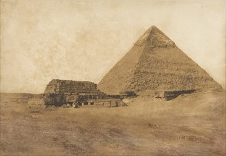 Vue de la seconde Pyramide, prise au Sud-Est, December 1849.