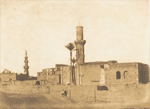 Vue d'une Mosquée ruinée près de Bab-Saïda, au Kaire, December 1849-January 1850.