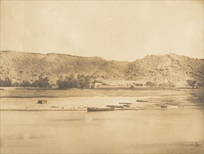 Vue prise au Sud-Est de Philae - Cherk-el-Hesseh, 1849-50.
