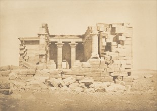 Vue du Temple de Maharakka (Hiéra-Sycaminos), April 5, 1850.