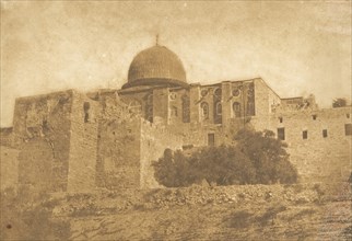 Koubbé-Nébi-Monça - Coupole de Moïse à Jérusalem, August 1850.