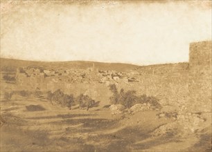 Vue prise au Nord-Ouest de Jérusalem, August 1850.