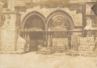 Façade de l'Eglise du St. Sépulcre, à Jérusalem (No. 1), August 19, 1850.