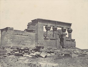 Nubie. Temple de Déböd. Parembole de l'itinéraire d'Antonin, 1850.