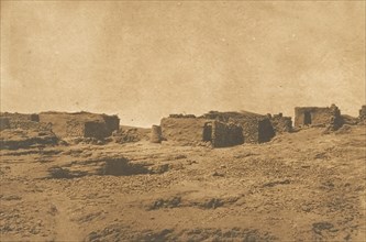 Vue du Village d'Abou-hor (Tropique du Cancer), April 1850.