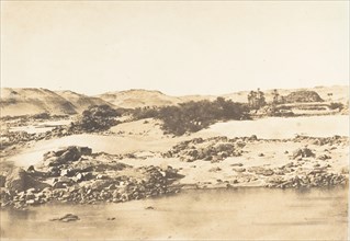 Entrée de la première Cataracte près d'Assouan, 1849-50.