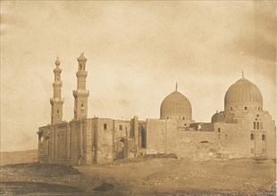Vue générale de la Mosquée et du Tombeau de Sultan Bezkouk, El-Melek-el-Dâher, au Kaire, December 1849-January 1850.