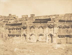 Intérieur de l'enceinte du Temple de Baalbek (Héliopolis), September 15, 1850.