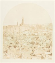 Vue générale du Kaire, prise de la Mosquée Tegloun, December 1849-January 1850.