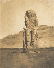 Colosse monolithe d'Amenophis III, à Thèbes, 1849-50.