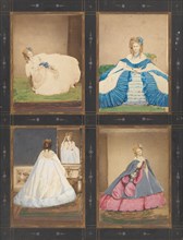 [Variations on the "Elvira" and "Ritrosetta" Dresses], 1861-67.