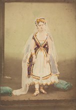 [La Comtesse in robe de piqué? or as Judith (?)], 1860s.