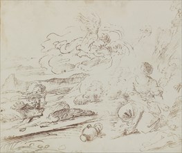 Hagar in the Desert, before March 1844.