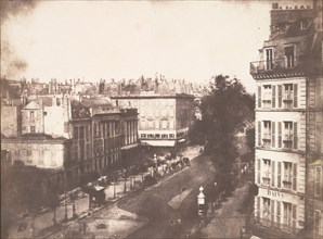 View of the Boulevards of Paris, 1843.