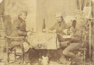 Group of Gentlemen Conversing over a Glass of Wine, February 7, 1846.