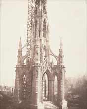 Scott Monument before Completion, Edinburgh, 1844.