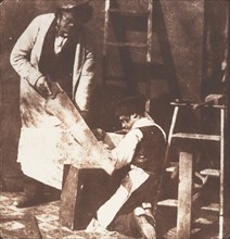 [Carpenter and Apprentice], ca. 1844.