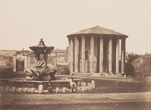 Temple of Vesta, 1850s.