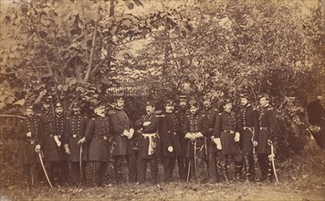 General McClellan and Staff, ca. 1863.