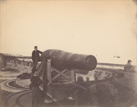 Cannon, Fortress Monroe, ca. 1864.