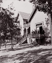 Headquarters of General Hooker, 1861-65. Formerly attributed to Mathew B. Brady.
