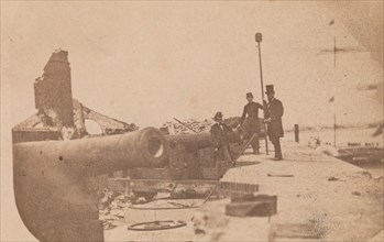 The Evacuation of Fort Sumter, April 1861, April 1861. Attributed to Alma A. Pelot and Jesse H. Bolles.