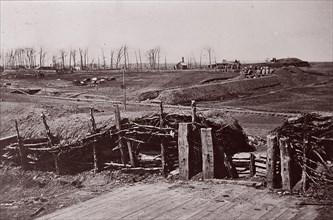 Fort Beauregard, Manassas, VA, 1861-65. Formerly attributed to Mathew B. Brady.