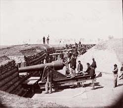 Fort Brady, Virginia, 1861-65. Formerly attributed to Mathew B. Brady.