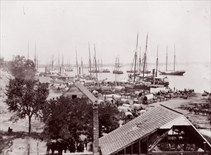City Point, Virginia, 1861-65. Formerly attributed to Mathew B. Brady.