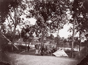 Fort Brady, James River, 1864. Formerly attributed to Mathew B. Brady.