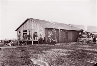 Commissary Department, City Point, Virginia, 1861-65. Formerly attributed to Mathew B. Brady.