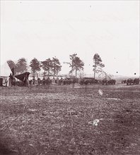 Artillery Camp, City Point, Virginia, 1861-65. Formerly attributed to Mathew B. Brady.