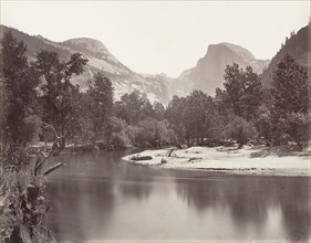 North and South Dome, Yosemite, ca. 1872, printed ca. 1876.