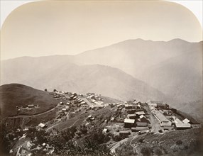 The Town on the Hill, New Almaden, 1863.