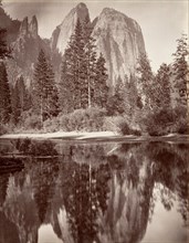 Mirror View of Cathedral Rocks, Yosemite, ca. 1872, printed ca. 1876.