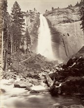 Nevada Fall, 700 feet, Yosemite, ca. 1872, printed ca. 1876.