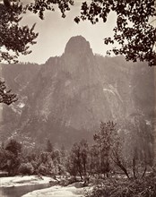 Sentinel Rock, Yosemite, ca. 1872, printed ca. 1876.