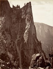 Sentinel Rock, Yosemite, ca. 1872, printed ca. 1876.
