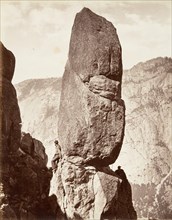 Magic Tower, Yosemite, ca. 1872, printed ca. 1876.