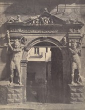 Zaragoza: Porta de los Gigantes, 1860.
