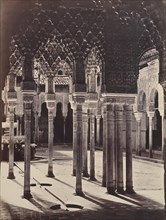 [The Lion Court at the Alhambra, Viewed from Beneath the Portico Temple], 1862.
