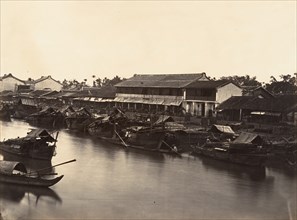 Vue de la Ville Chinoise (Cholen) Feuille No. 3, Saïgon, Cochinchine, 1866.