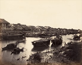 Vue de la Ville Chinoise (Cholen) Feuille No. 5, Saïgon, Cochinchine, 1866.