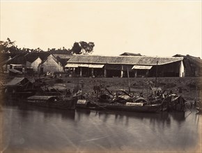 Vue de la Ville Chinoise (Cholen) Feuille No. 2, Saïgon, Cochinchine, 1866.