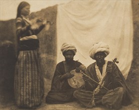 Egyptian Musicians (Rawabí) and Almée, February 20, 1852.