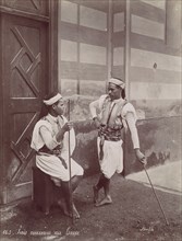 Sais coureurs au Caire, 1870s.