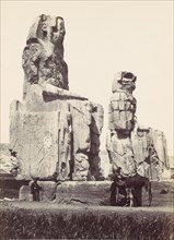 The Statues of Memnon. Plain of Thebes, 1857.