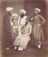 Six East Indian Men, 1870s.